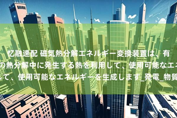 忆融速配 磁気熱分解エネルギー変換装置は、有機物（通常は廃棄物）の熱分解中に発生する熱を利用して、使用可能なエネルギーを生成します_発電_物質_暖房