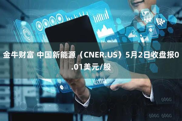 金牛财富 中国新能源（CNER.US）5月2日收盘报0.01美元/股